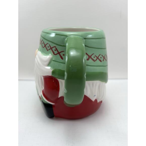Lang Design Christmas‎ Bearded Gnome Coffee Mug Ceramic Red Green Holiday Cocoa - Picture 2 of 6